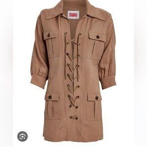 Solid and striped dress new w tags